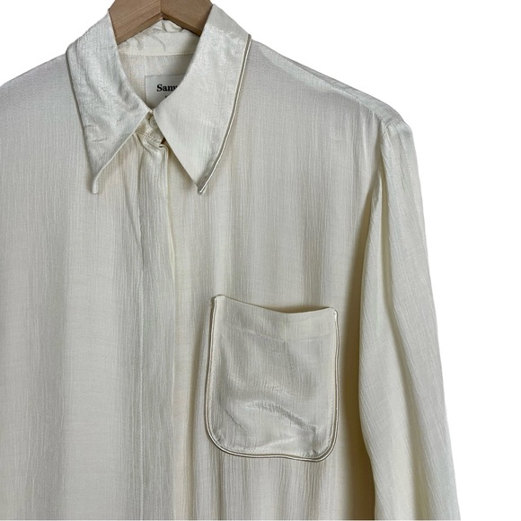 Samuji Teniel Dress Size Large in a Cream Color Samuji 2017 - Picture 5 of 16